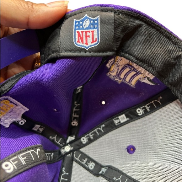 New Era 9Fifty Classic Snapback Minnesota Vikings NFL Purple Men's Hat - Picture 7 of 8